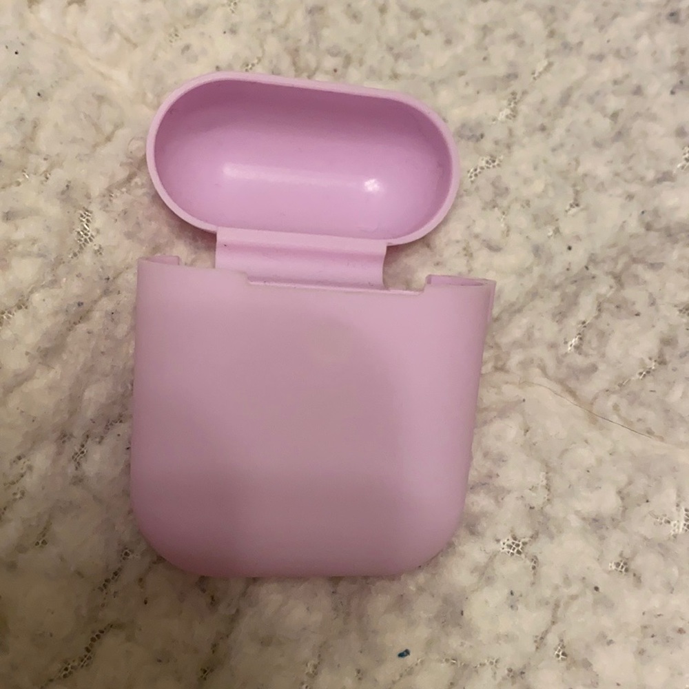 Plain purple AirPod protector